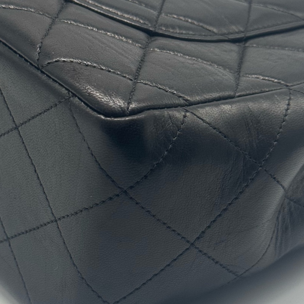 SOLD Chanel Jumbo Single Flap Shoulder Bag with Black Interior Series (96-97) - Picture 15 of 16